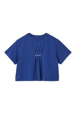 PlaXクロップド丈emmiロゴTシャツ