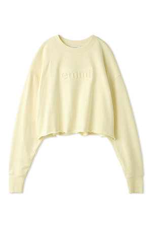 " emmiロゴスウェットプルオーバー"