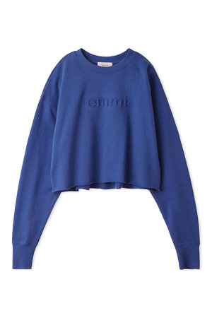 " emmiロゴスウェットプルオーバー"