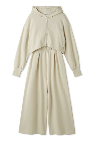 パーカー×ベアオールインワンセット