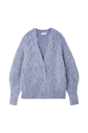 シャギーニットカーディガン