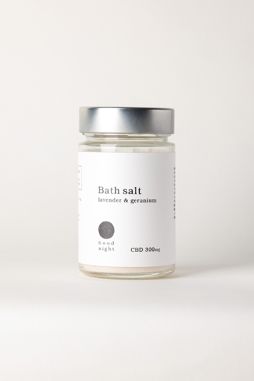 CBD Bath salt　ラベンダー×ゼラニウム