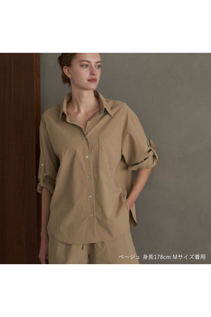 サファリシャツ（UVカット・はっ水）