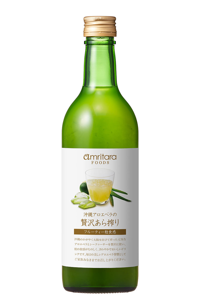 腸活に沖縄アロエベラ・贅沢あら搾りamritara 3本セット(500ml×3) 沖縄アロエベラの贅沢あら搾り 500mlの通販 【Women's Health