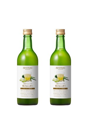 腸活に沖縄アロエベラ・贅沢あら搾りamritara 3本セット(500ml×3) 沖縄アロエベラの贅沢あら搾り 500ml ×2本の通販 【Women's