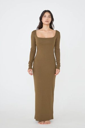 Wear and Go Long Sleeve Maxi Dress